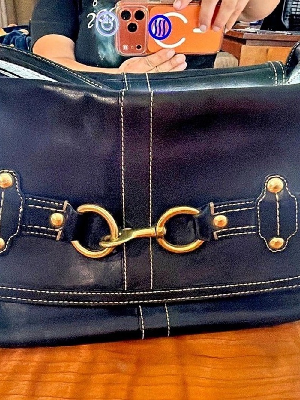 Coach Vintage Coach Legacy Black Leather Flap Shoulder Bag Vintage Legacy Black